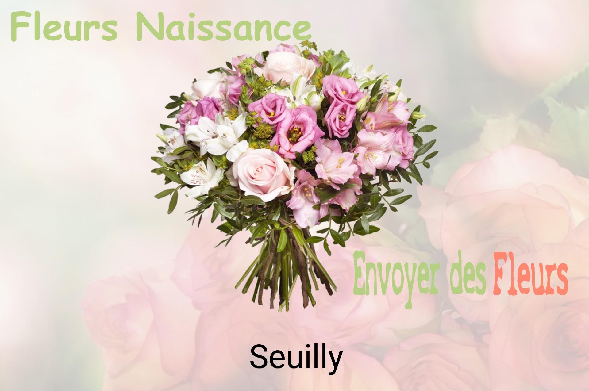 Bouquet de fleurs de naissance livré à Seuilly
