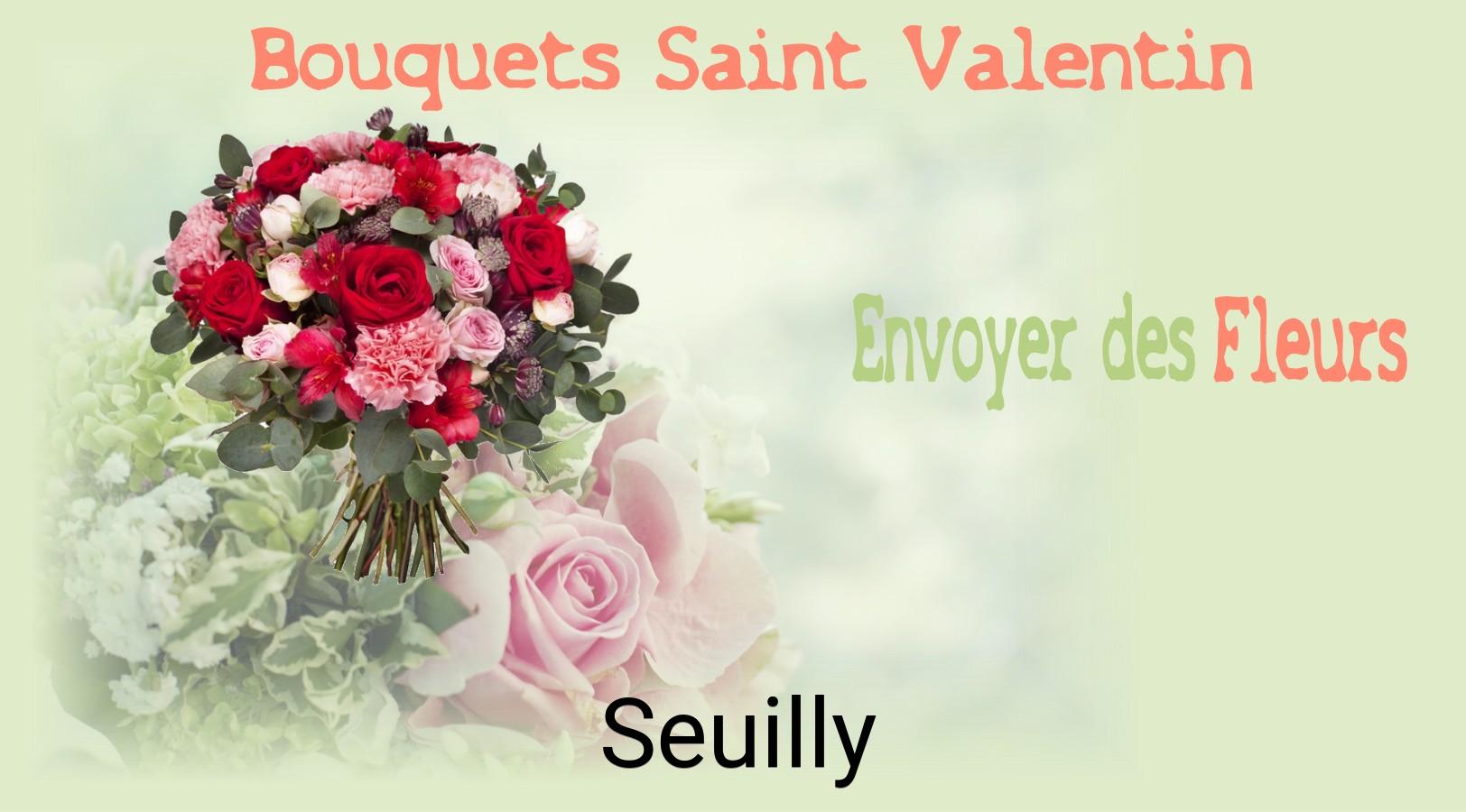 Roses de Saint-Valentin livrées à Seuilly